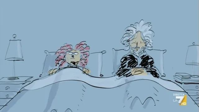 Un Makkox d'annata su Beppe Grillo