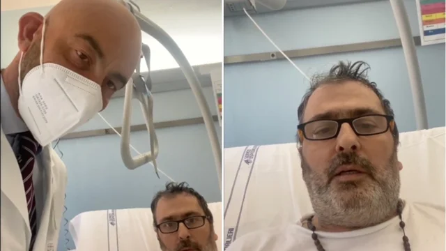 Bassetti pubblica l'appello di un uomo ricoverato per Covid: "Vaccinatevi, non fate come me"