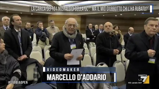 La carica dei 101 nostalgici della Dc: 'Ma il mio giubbotto chi l'ha rubato?'