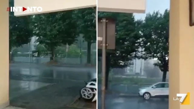 Nubifragio a Milano: donna di 63 anni travolta da un albero sul Naviglio
