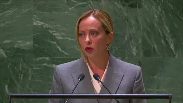Meloni: "Guerra globale ai trafficanti di esseri umani". Il discorso della premier all'ONU