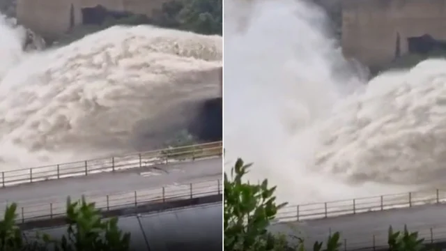 Paura anche in Sardegna, esonda il fiume Cedrino: le immagini impressionanti