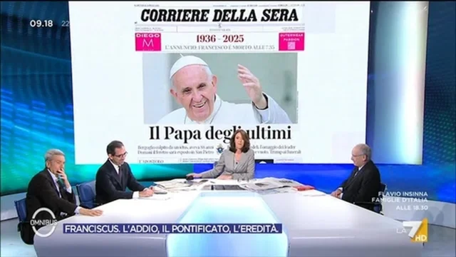Omnibus Dibattito - Puntata del 22/4/2025
