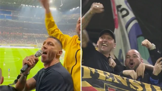 Inter in finale di Champions, Materazzi lancia cori in curva con Sneijder