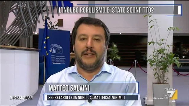 Salvini: 'Voglio unire gli italiani per riprendere la sovranità nazionale'