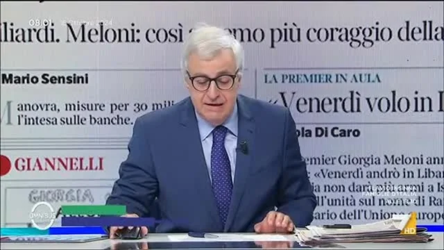 Omnibus Dibattito- Puntata del 16/10/2024