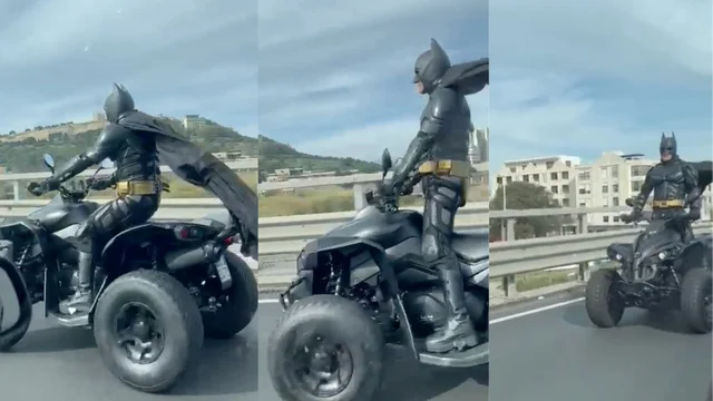 Cagliari, tra le strade compare Batman: il video è virale