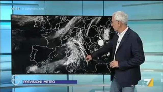 Il meteo del 14 settembre