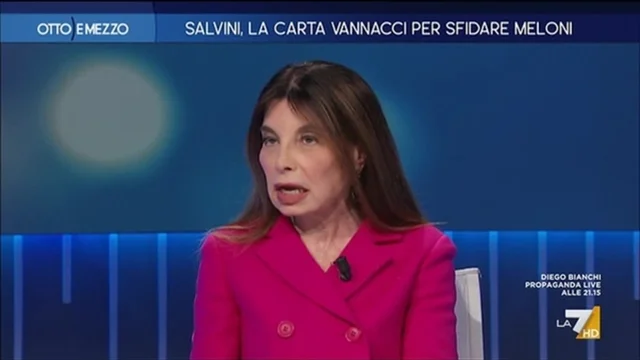 Salvini, la carta Vannacci per sfidare Meloni - Otto e Mezzo - Puntata del 26/4/2024