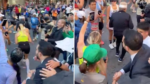 Si interrompe la Maratona di New York per Zohran Mamdani: folla di selfie a Brooklyn