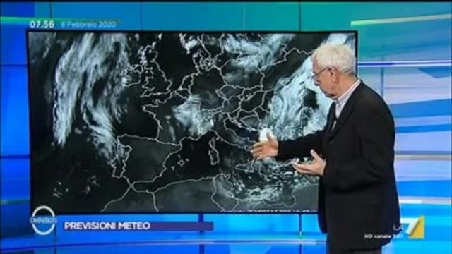 Le previsioni meteo del 06/02/2020