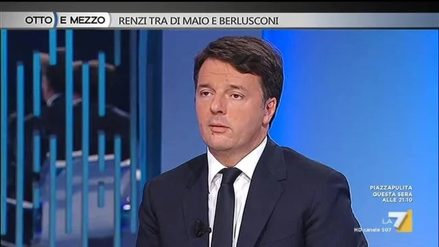Renzi tra Di Maio e Berlusconi