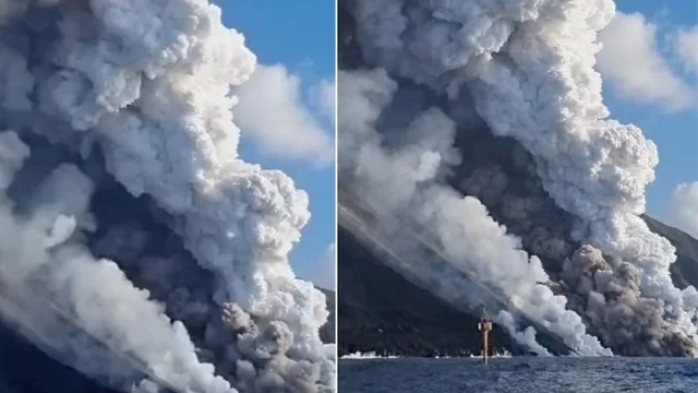 Allerta rossa a Stromboli per l'eruzione del vulcano: ecco le ultime informazioni disponibili
