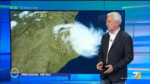 Le previsioni meteo del week end di Paolo Sottocorona
