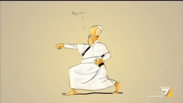 Il cartoon del genio Makkox: "Once upon a time in Vaticano"