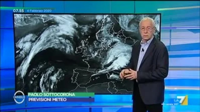 Le previsioni meteo del 04/02/2020
