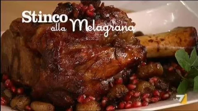 Stinco alla melagrana