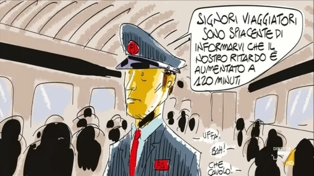 Il cartoon del Genio Makkox: "Peccato. Quel treno l'hai perso"
