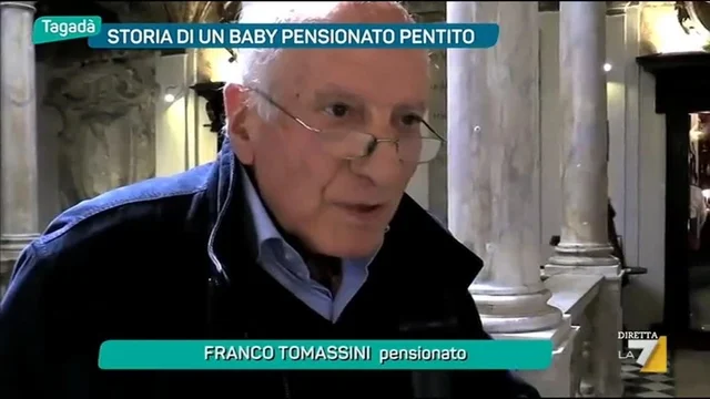 Storia di un baby pensionato pentito