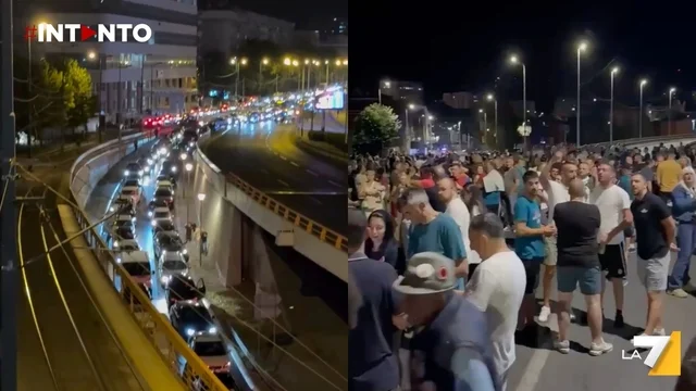 Proteste anti-governo in Serbia: strade bloccate e tensioni con la polizia, arrestati diversi manifestanti
