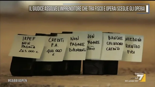 Il giudice assolve l'imprenditore che tra fisco e operai sceglie gli operai
