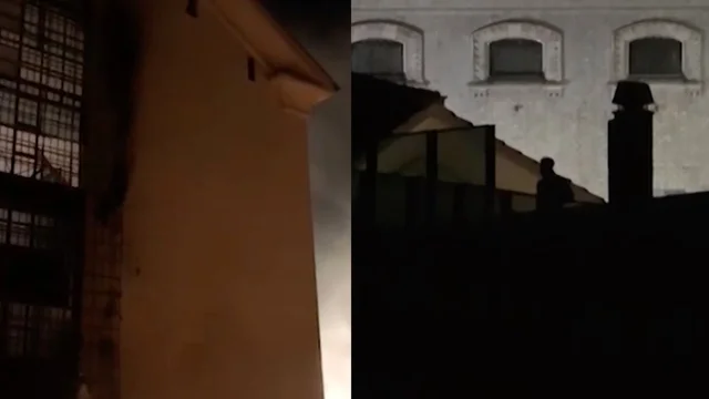 Carceri, Regina Coeli detenuti in rivolta: lanciano tegole e incendiano materassi: video