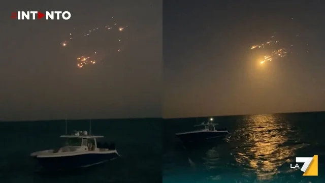 Esplosione della capsula Spacex: i detriti infuocati cadono dal cielo