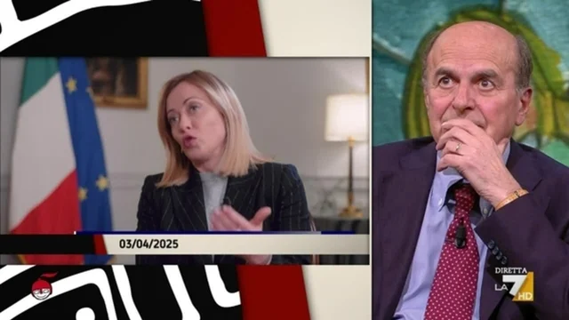 Meloni da Trump, Bersani: "Andare a pietire è lo schema che vuole lui"