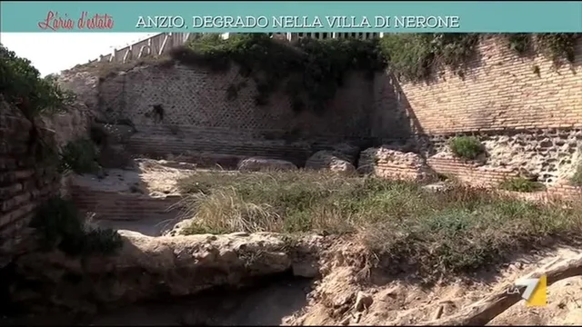 Anzio, degrado nella villa di Nerone