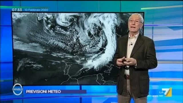 Le previsioni meteo del 10/02/2020