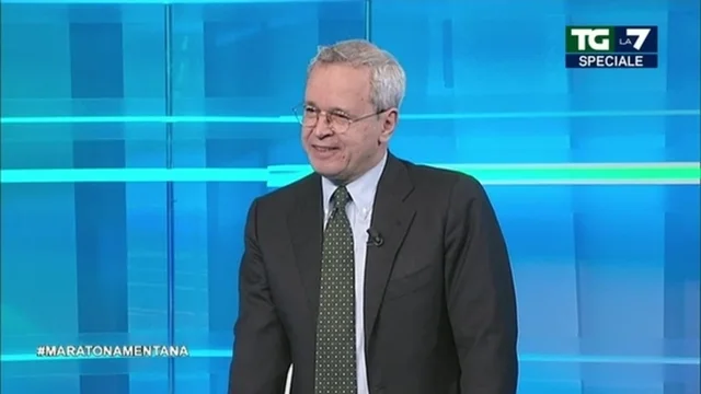 Siparietto tra Tommaso Labate ed Enrico Mentana: "Lo scontro è tra Renzi e Zingaretti", "Lukaku e Ibra della situazione"