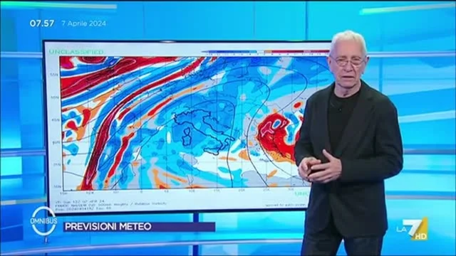 Meteo LA7 - 7/4/2024
