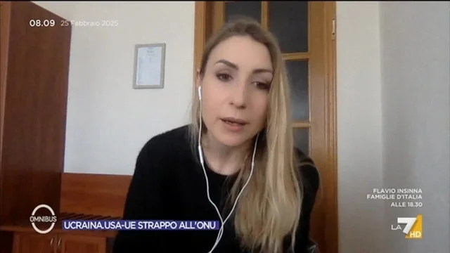Ucaina, USA-UE strappo all'ONU - Omnibus, 25/02/2025