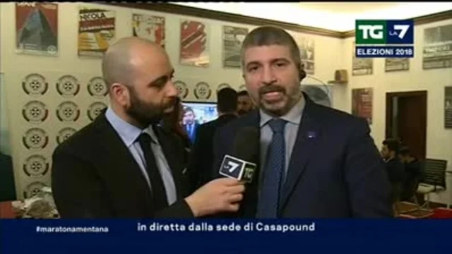 Enrico Mentana a Di Stefano (Casa Pound):'Cosa volevate Fantastico?'