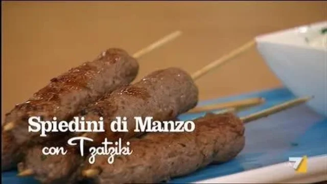 Spiedini di Manzo con Tzatziki