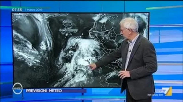 Le previsioni del tempo del 7 marzo