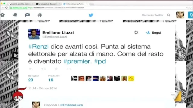 La settimana politica: cosa dice la rete