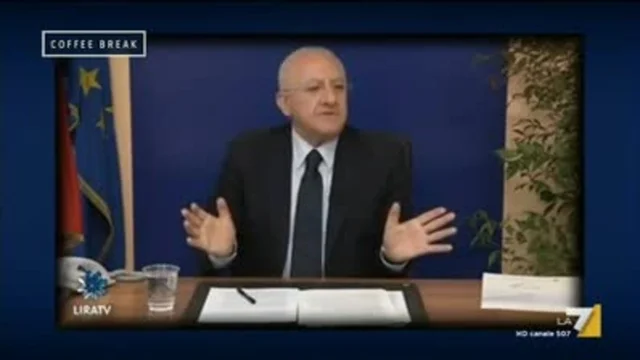 Vincenzo De Luca: 'Di Maio ha spiegato il reddito di cittadinanza, io non ho capito niente'