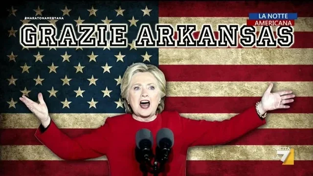 Hilary Clinton prime dichiarazioni: GrazieArkansas