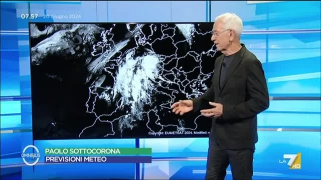 Le previsioni meteo di oggi