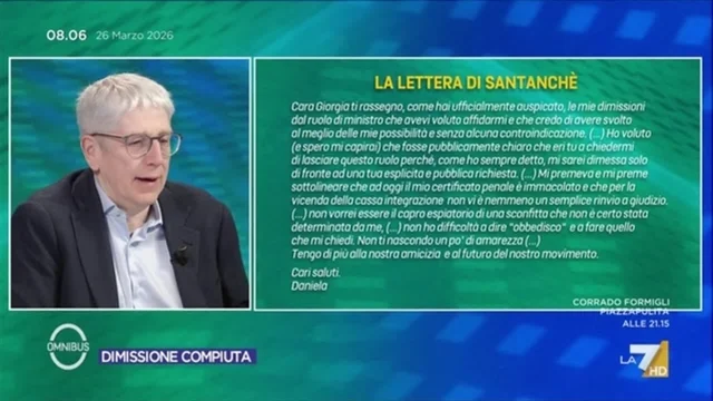 Dimissioni Santanchè, Giordano: "Meloni avrebbe dovuto pretendere le dimissioni oltre un anno fa"