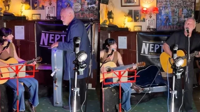 David Gilmour sorprende tutti al pub e canta "Wish you were here": il video