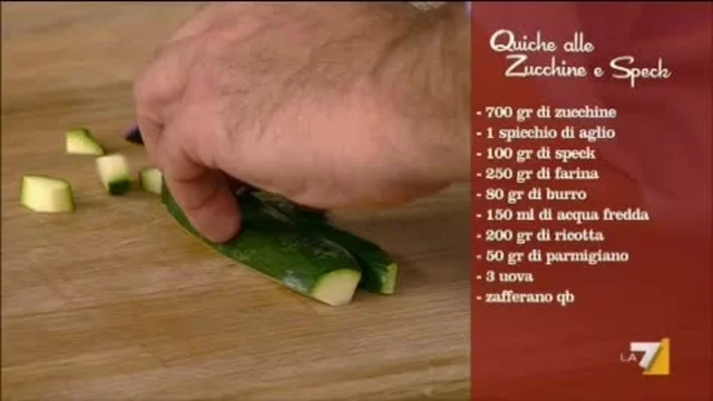 QUICHE DI ZUCCHINE E SPECK