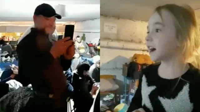 Ucraina: nel rifugio una bambina canta 'Let it go'