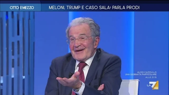 Meloni, Trump e caso Sala: parla Prodi - Otto e Mezzo - Puntata del 8/1/2024