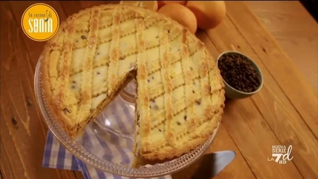 Crostata al mascarpone e gocce di cioccolato