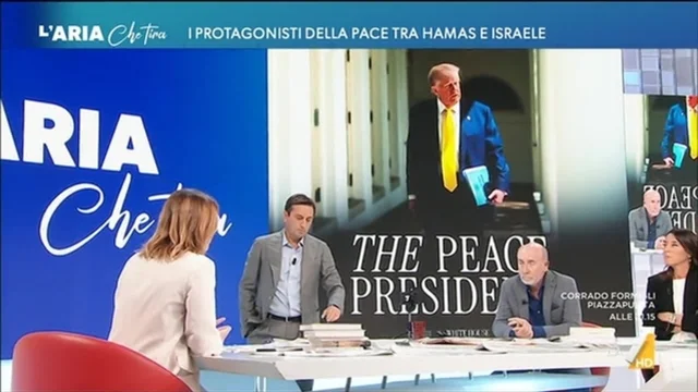 L'Aria Che Tira - Puntata del 9/10/2025