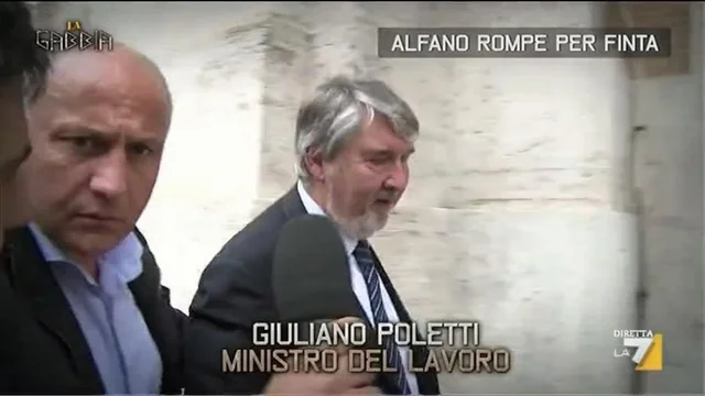 Alfano rompe per finta