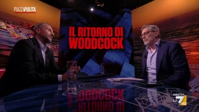 Woodcock a Piazzapulita: "Ho deciso di venire perché il momento è molto critico"