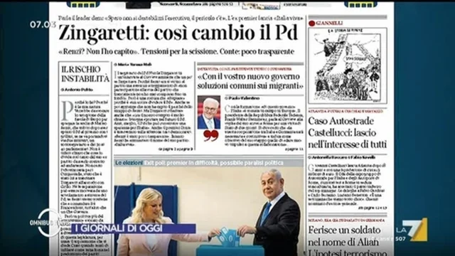 Omnibus News - I giornali di oggi - 18/09/2019